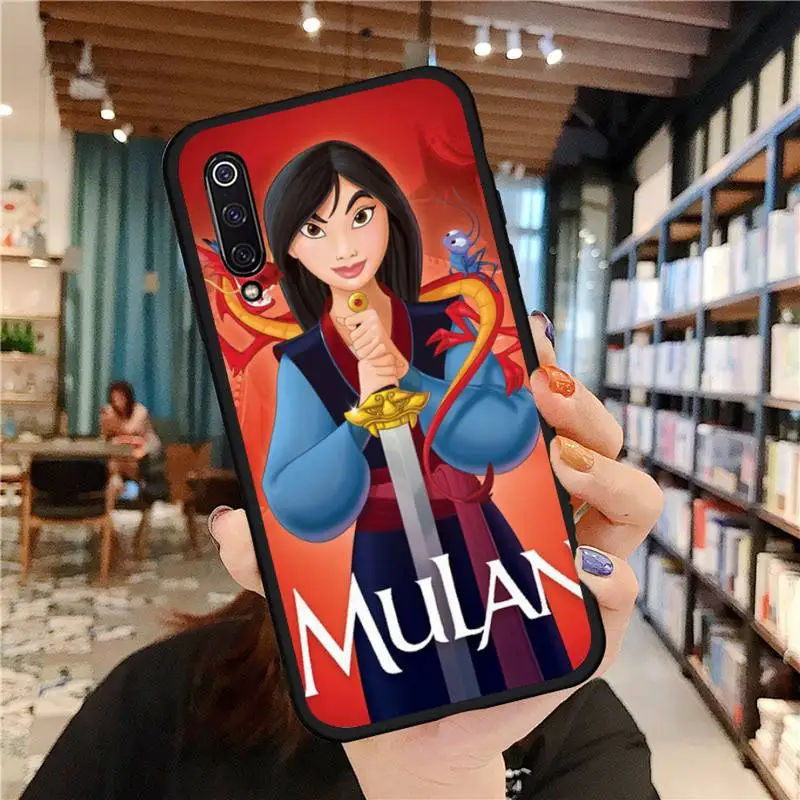 

Cartoon Mulan Anime Phone Case For Xiaomi Redmi 7 9t 9se k20 mi8 max3 lite 9 note 8 9s 10 pro