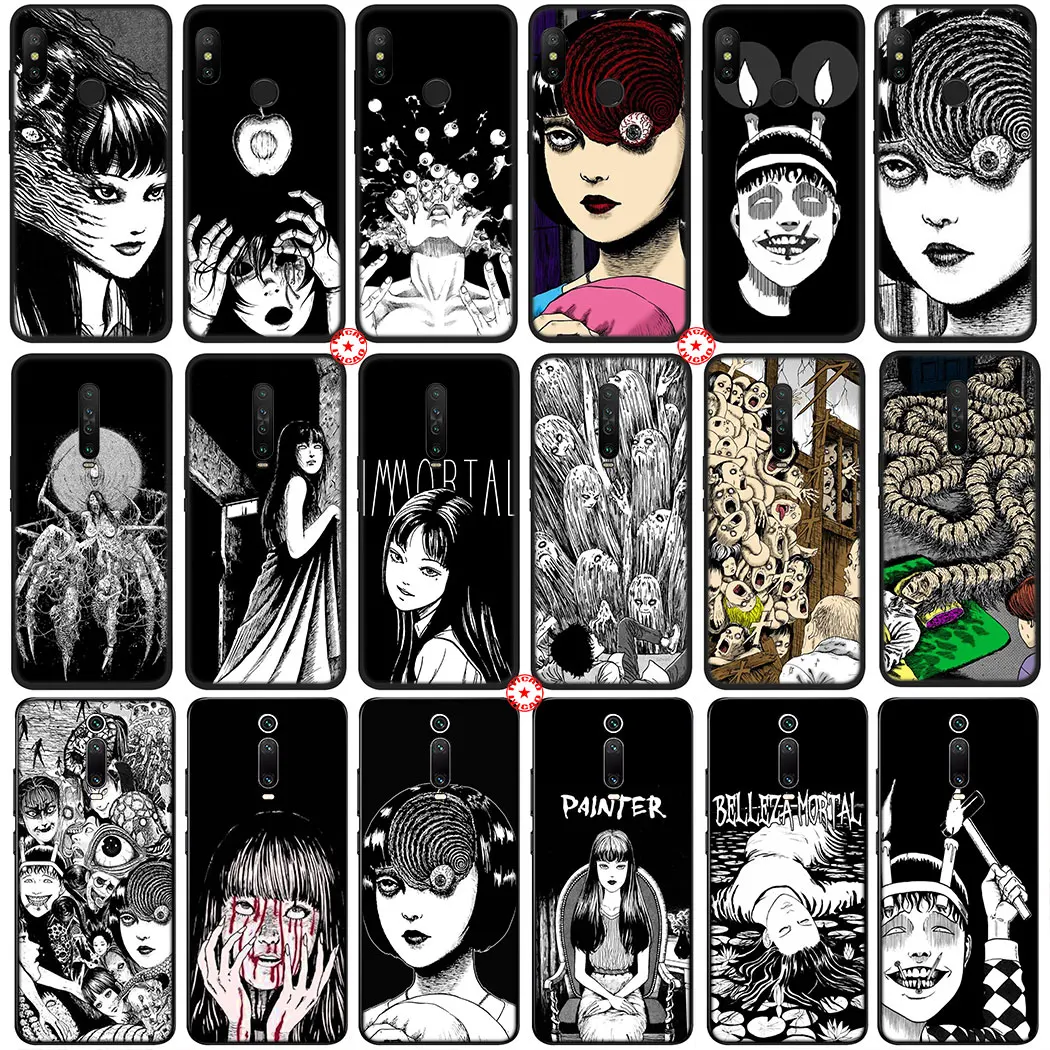Y34 Junji Ito Tomie Horror Мягкий силиконовый чехол для Xiaomi Redmi Note 9S 9 Pro Max 5 5A Prime 6 7 8 8T