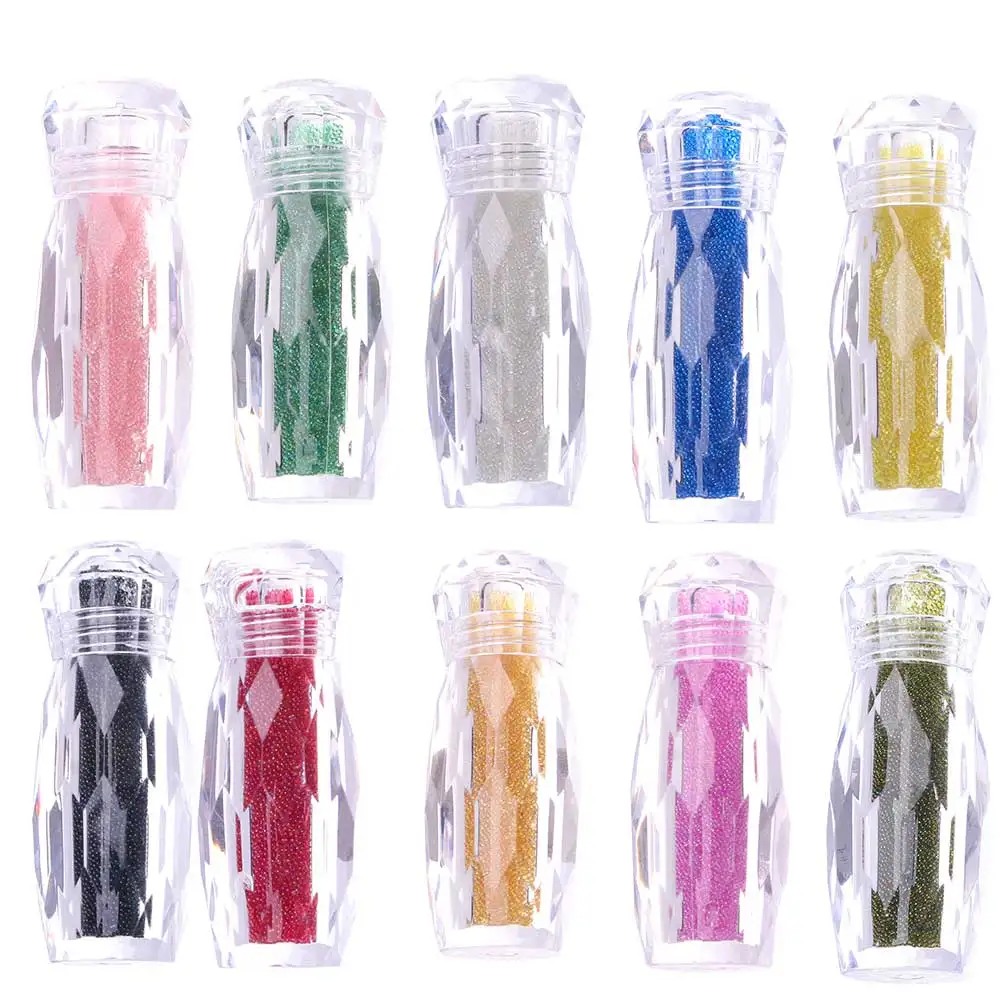 1 бутылка блестящие 3d-бусины для дизайна ногтей | Красота и здоровье