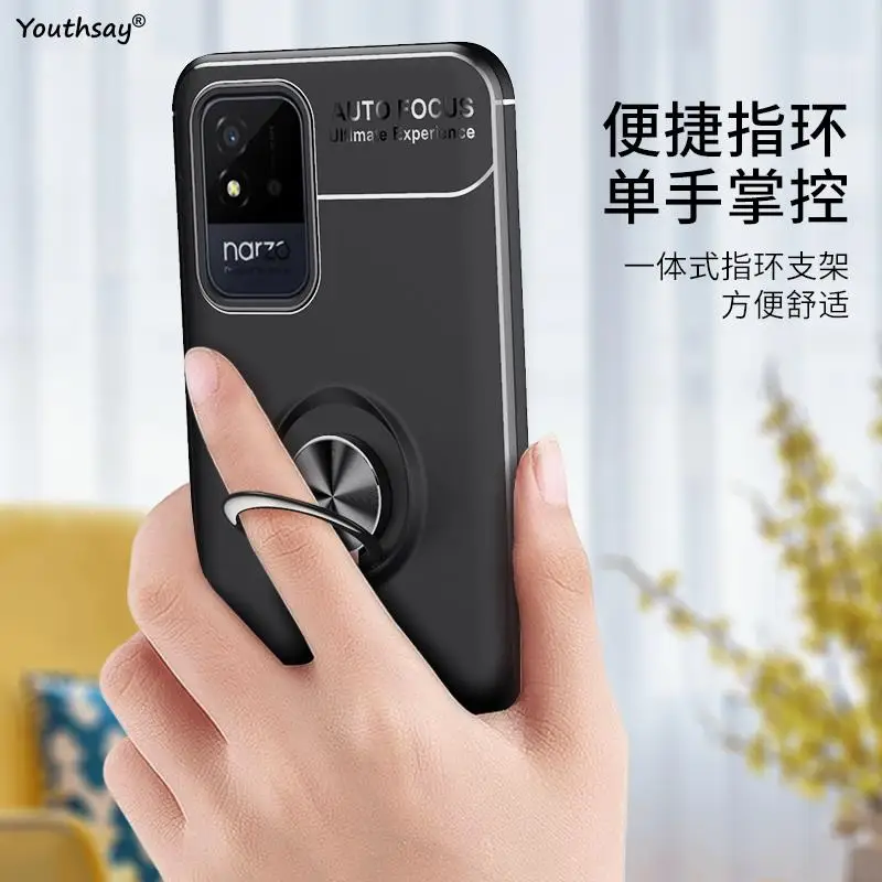 for realme narzo 50i case for realme narzo 50i 30a 30 20 pro cover funda megnet stand holder phone bumper for realme narzo 50i free global shipping