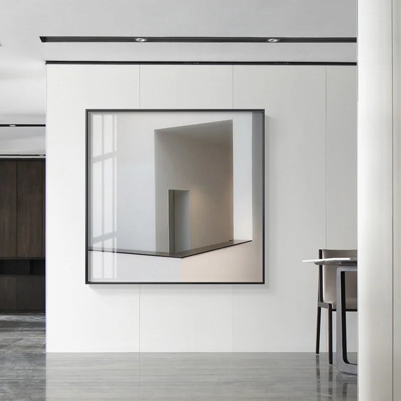 Минималистский Стиль белый Строительная холст абстрактная живопись настенные