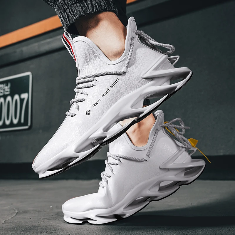 

New Quality Sneakers Men Casual Shoes Breathable Blade Shoes Male Damping Cushioning Men Sport Walking Trainers Chunky Sneakers