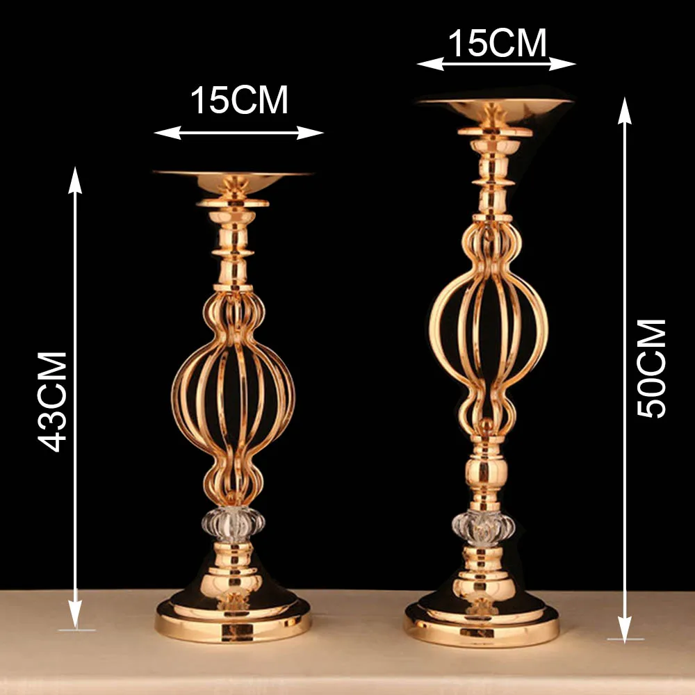 Цветочная ваза подсвечник стойка Свадебные дороги ведущие Цветочные украшения