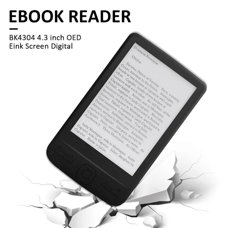 4.3 Inch E-Ink Ebook Reader 800X600 Ereader Electronic Paper Book with Front Light PU Cover(16G) | Электроника