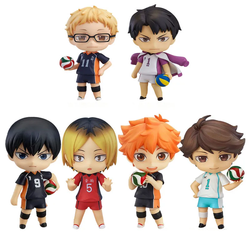 

Haikyuu PVC Action Figure Toy Ushijima Wakatoshi #789 Kei Tsukishima #616 Anime Haikyuu Nekoma Cute Model Doll Figurine Gifts