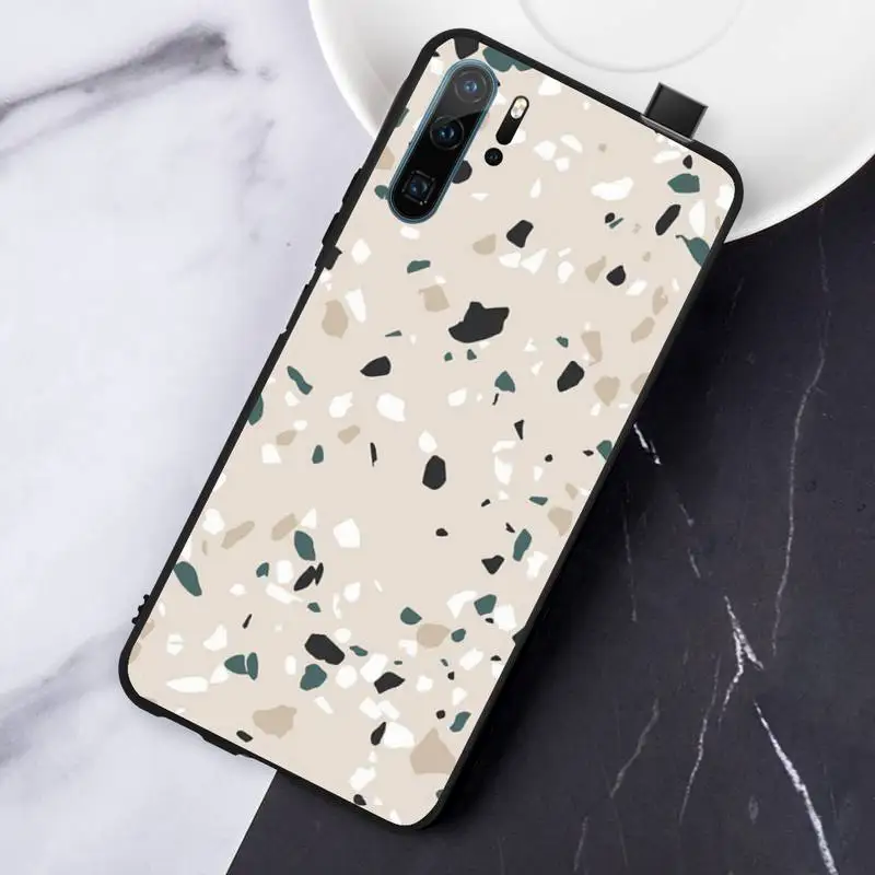 

Terrazzo seamless pattern aesthetics Phone Case For Huawei honor Mate P 10 20 30 40 Pro 10i 9 10 20 8 x Lite