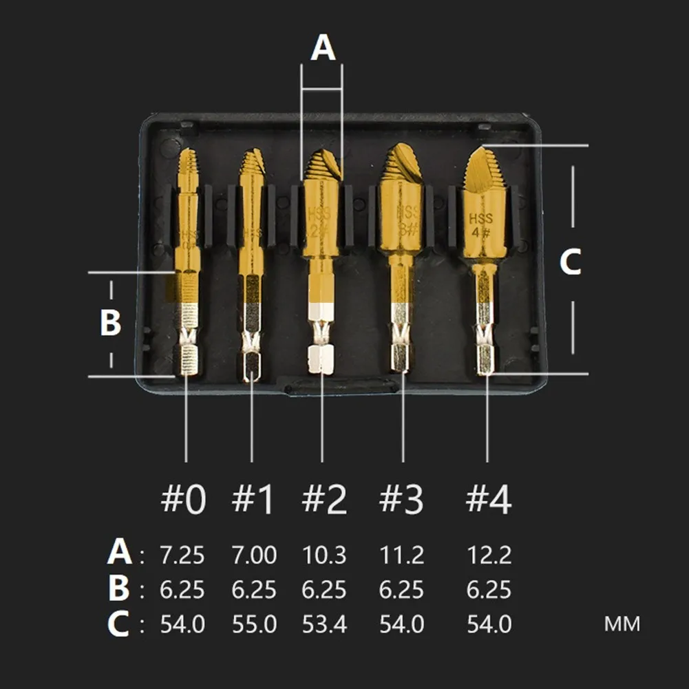 

Nut Removal Tool Screw Extractor Remove Set Titanium Plating Broken Screw Drill Bit