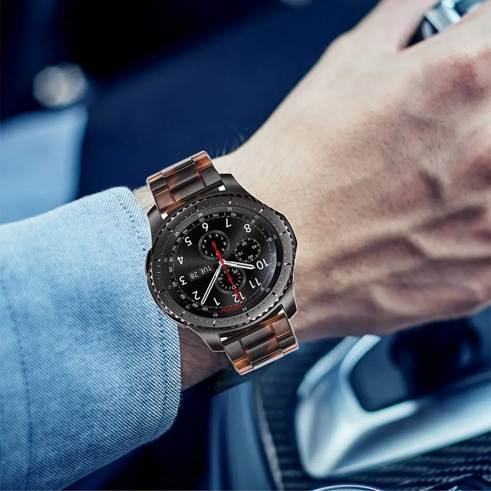 22 мм Универсальный ремешок для часов Samsung Gear S3 Classic/Frontier браслет samsung galaxy watch 46
