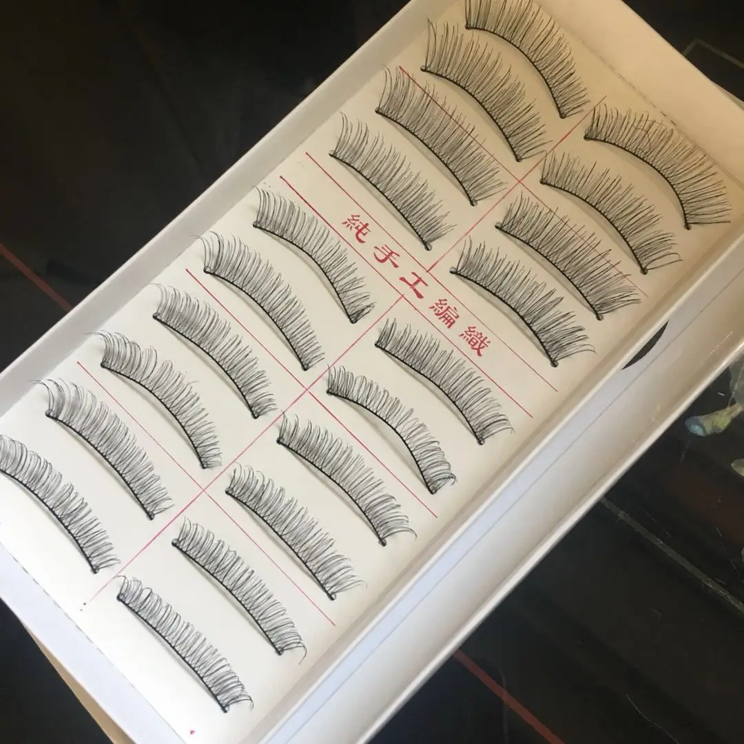 Hot sellig 3D Handmade Fake Eyelashes Natural Long Thick Daily Makeup Cross Eye Lashes | Красота и здоровье