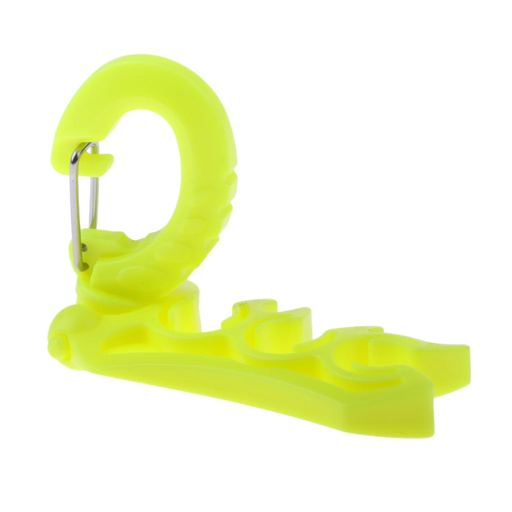 Дайвинг тройной 3 шланга регулятор и манометр держатель зажим фиксатор