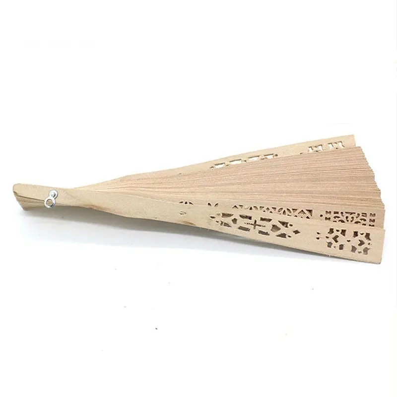 Новый Веерообразный узор в китайском стиле складной с вырезами из бамбука