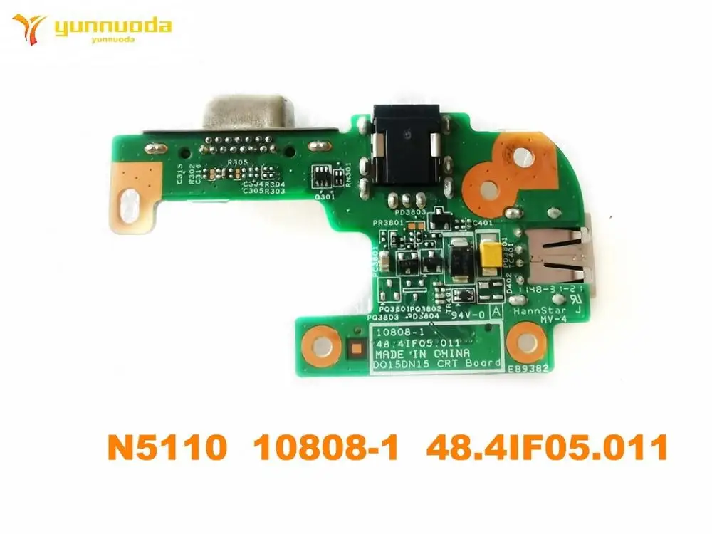 Оригинальная USB плата для Dell N5110 10808 1 48. 4if05. 011 протестирована хорошая бесплатная