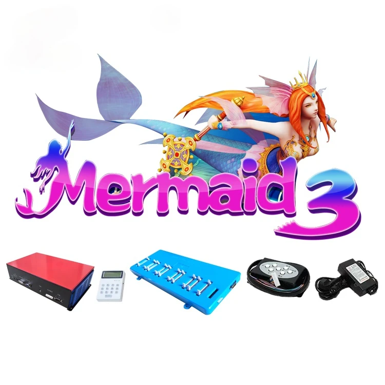 

PG1 Hot sale Mermaid 3 Fish Hunter Arcade Games Software Video Game Kits for gambling machine