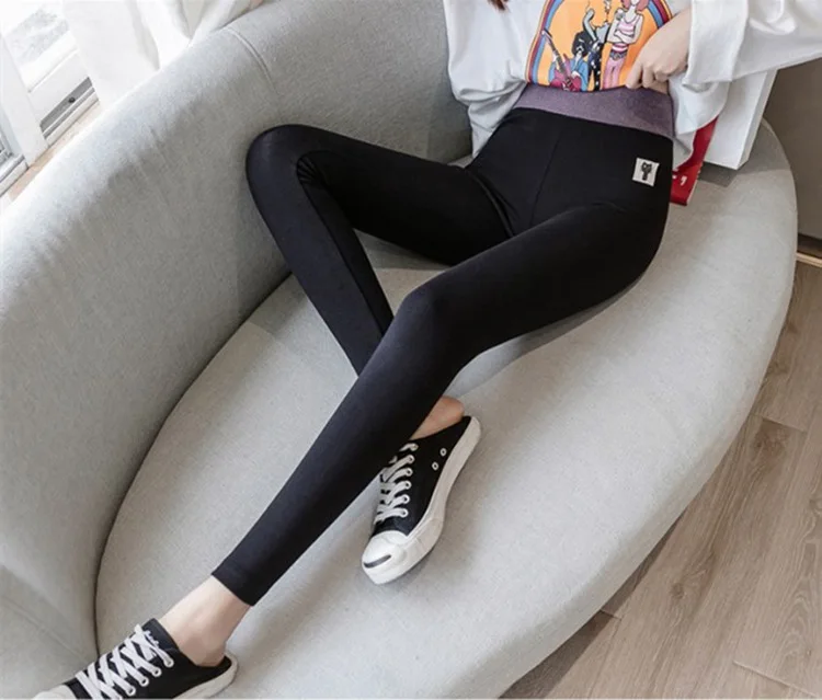 Cotton Leggings Women's Outdoor Sex Pants Sexy Open Crotch Spring Autumn Winter Skinny Stretchy Trousers Costume Erotic Pants