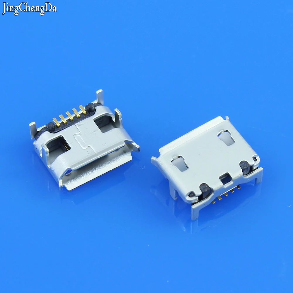 JCD 1 шт. 4 фута DIP 5P SMD микро USB разъем V8 порт зарядки гнездо Micro большой гудок 7 2