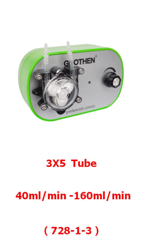 Adjustable Peristaltic Pump Amount Adjustable, High Precision, Small Peristaltic Pump, Liquid Pump GROTHEN 10ml/min to 160ml/min - Напряжение: 12 В
