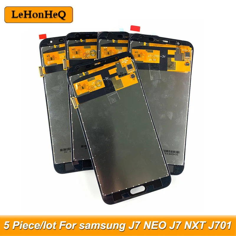 5 шт./лот металлический лист TFT дисплей для SAMSUNG Galaxy J7 Neo ЖК NXT J701 J701F J701M сенсорный