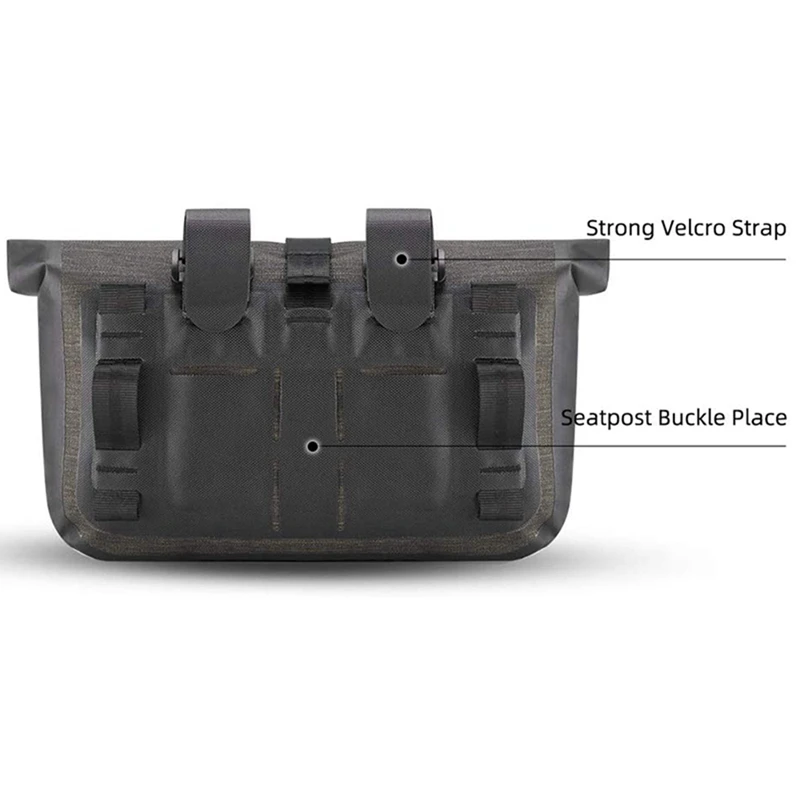 ROCKBROS велосипедная сумка для велосипеда Водонепроницаемый передний руль 6L Bikepacking