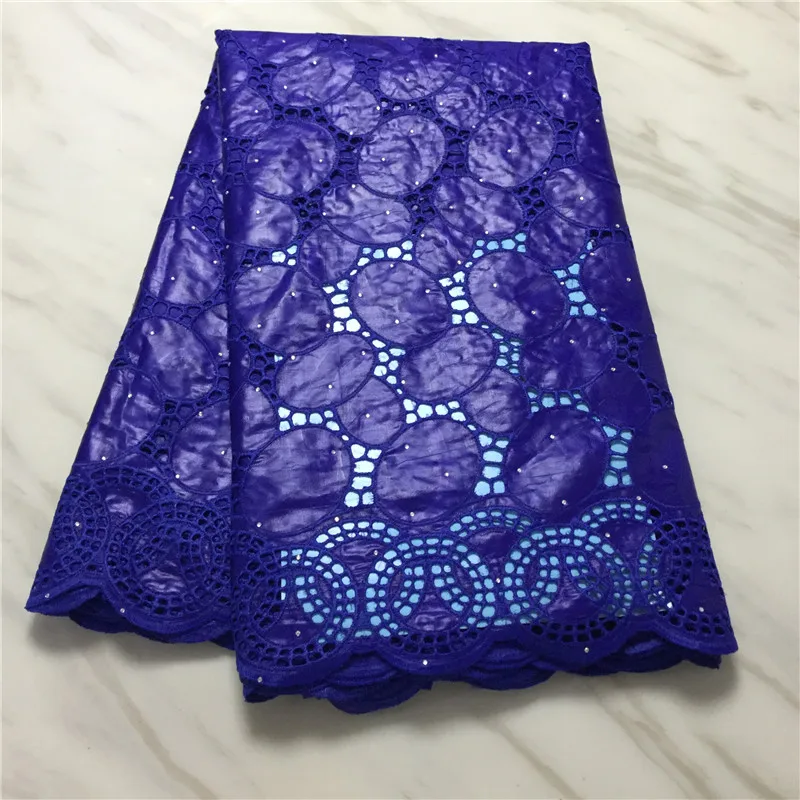 

2020 Latest Blue African bazin riche fabric with brode Latest fashion embroidery bazin lace fabric with stones net lace KPL20133