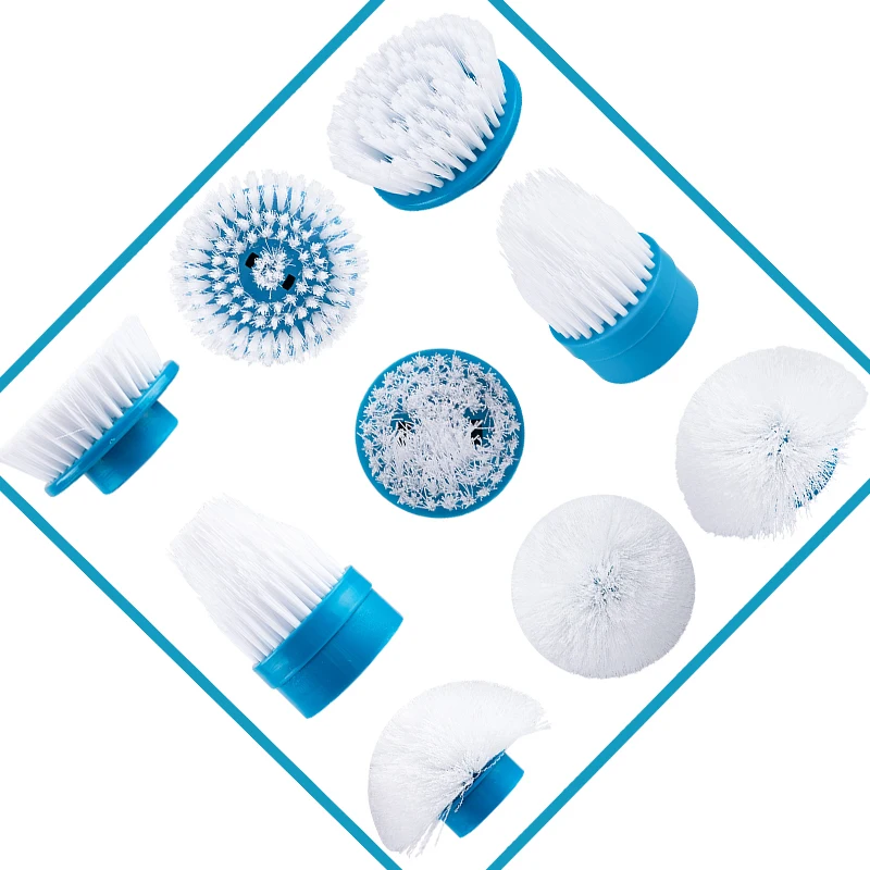 

Brush Head Washing Combination Groove Replacement Head For Turbo Scrub Wireless Rechargeable Living Room Electric Cleaning Tool