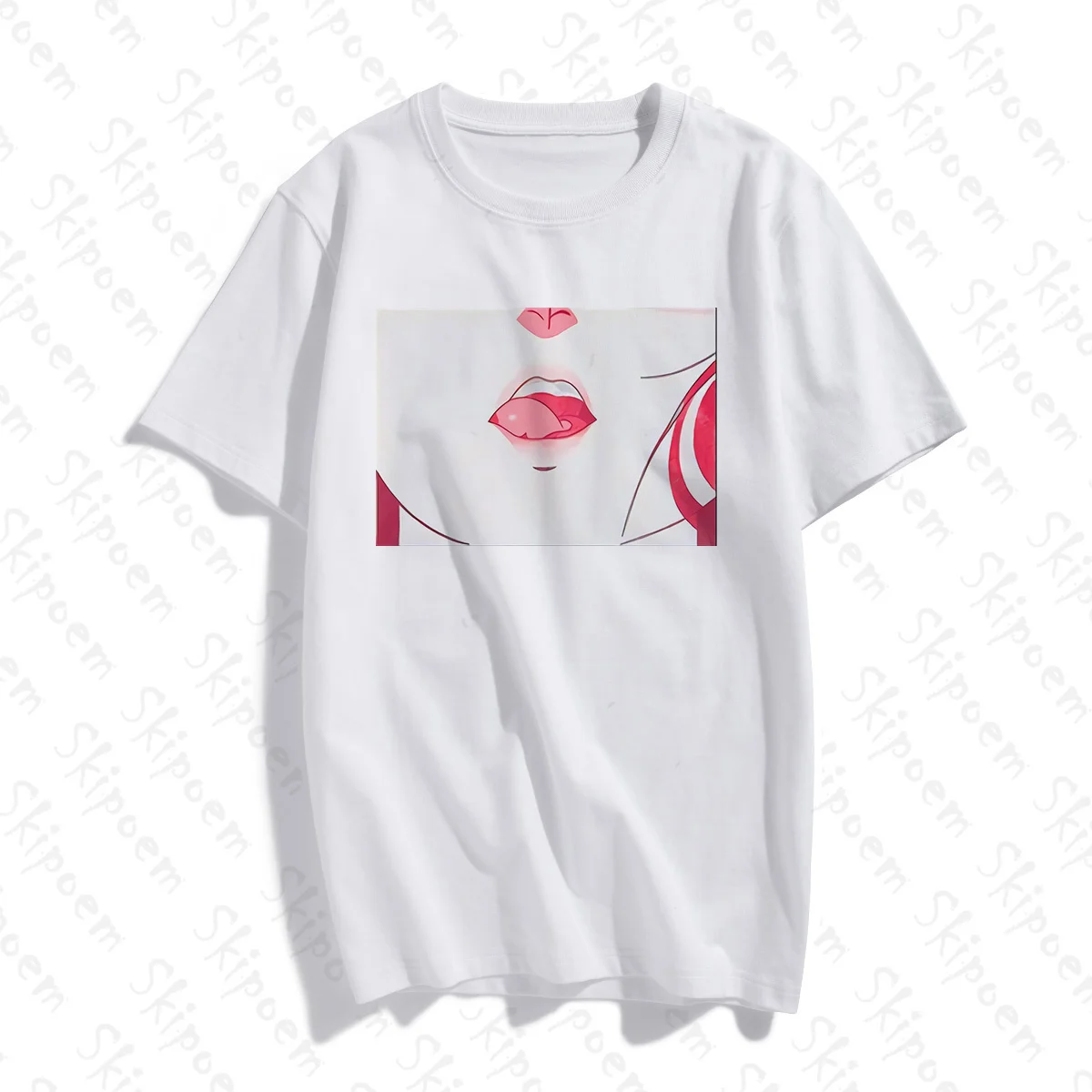 

Женская футболка из хлопка Харадзюку эстетика каваи Сексуальная аниме девушка футболка простая работа печать короткий рукав Новая мода за...