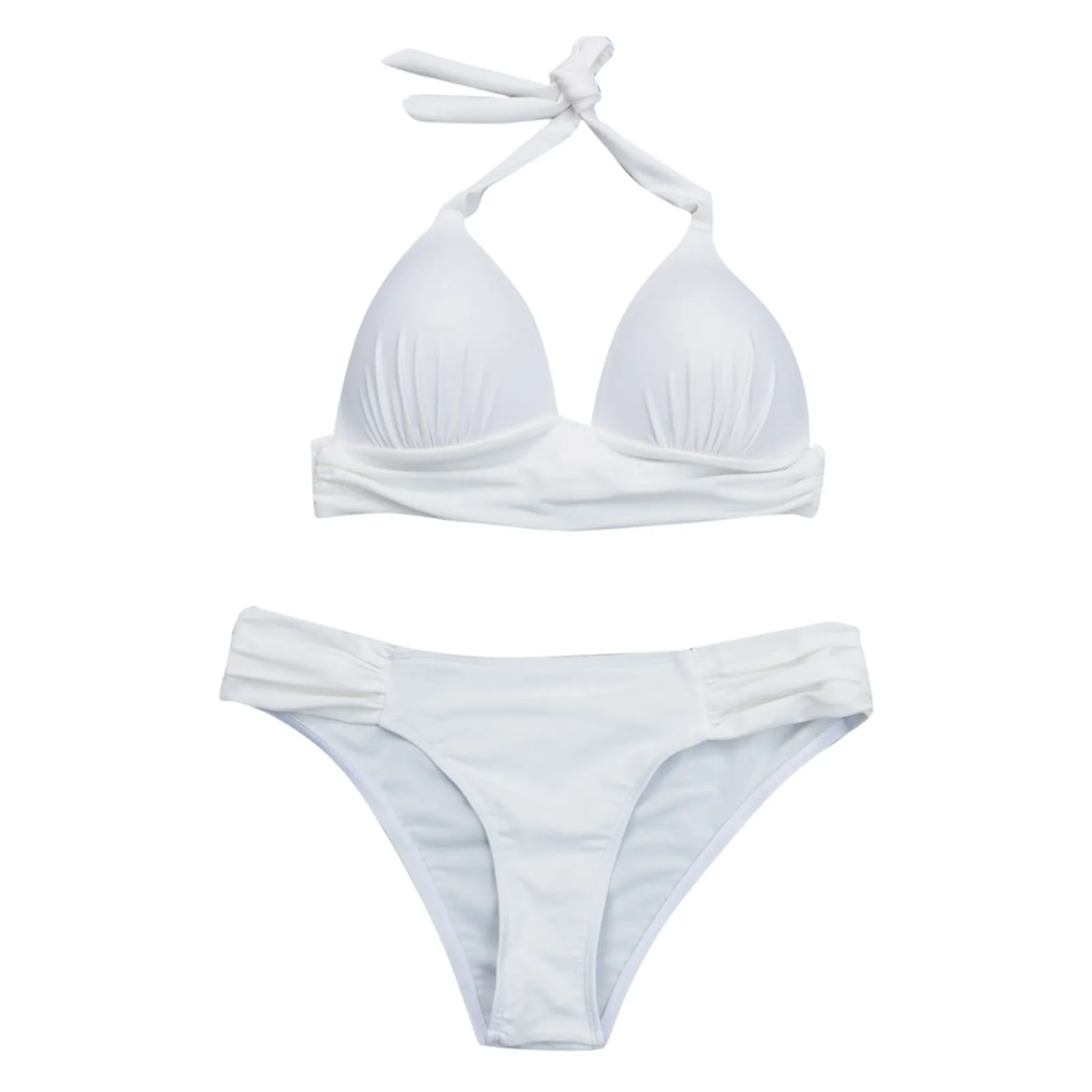 2021 Bikini Swimwear Women Top Swimsuit Summer Female Two-piece Sexy Concise Biquini Ropa Mujer | Женская одежда