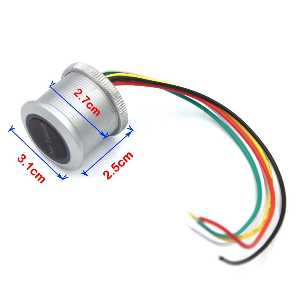 No Touch Release button 304 Stainless Steel IP68 Waterproof Infrared Sensor Exit Button Switch for Access Control Door Opener |
