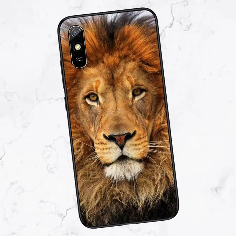 

Animaux lion Phone Case For Xiaomi Redmi Note 4 4x 5 6 7 8 pro S2 PLUS 6A PRO