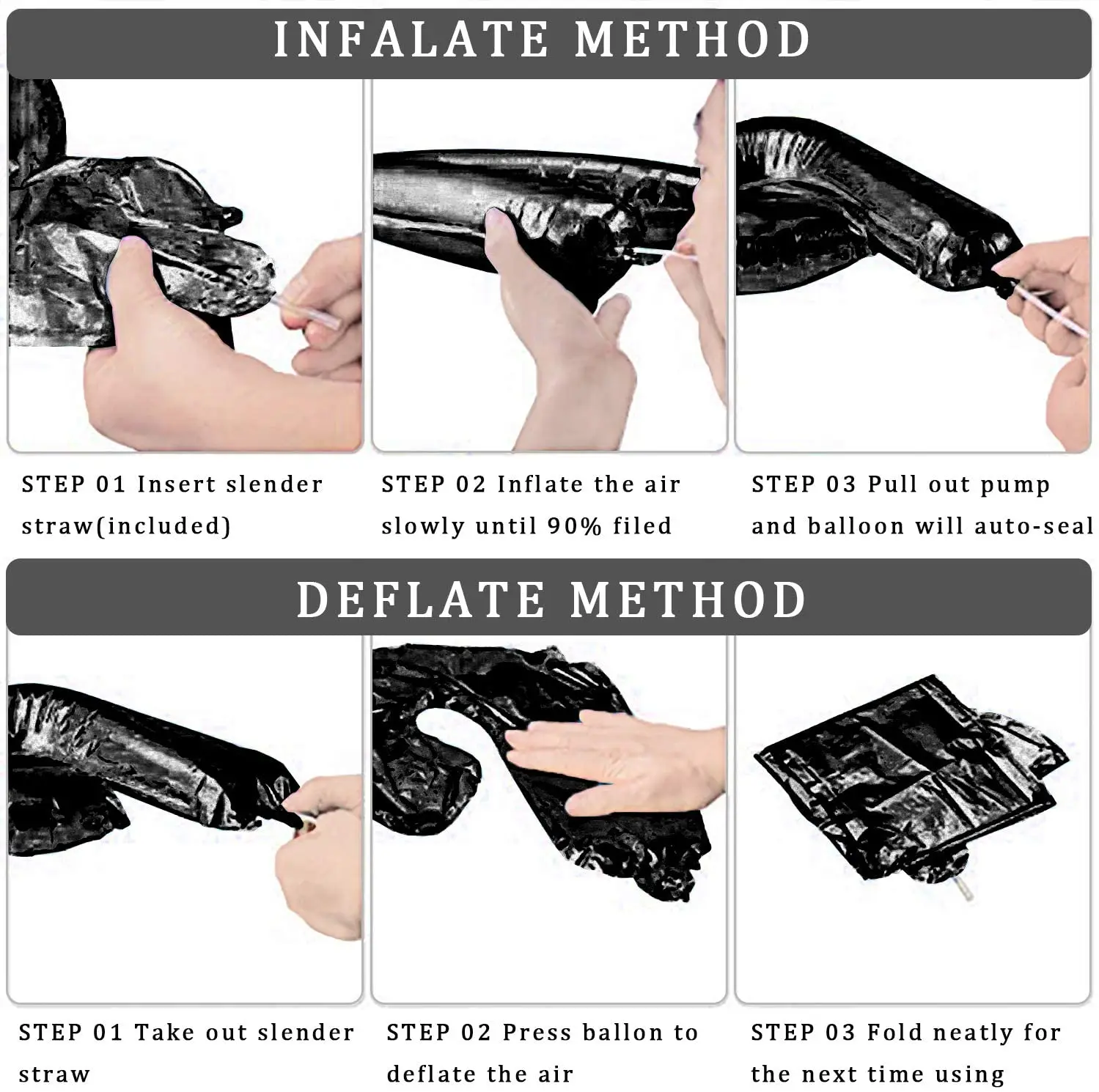 Шары воздушные из латексной фольги с надписью Happy Birthday | Дом и сад