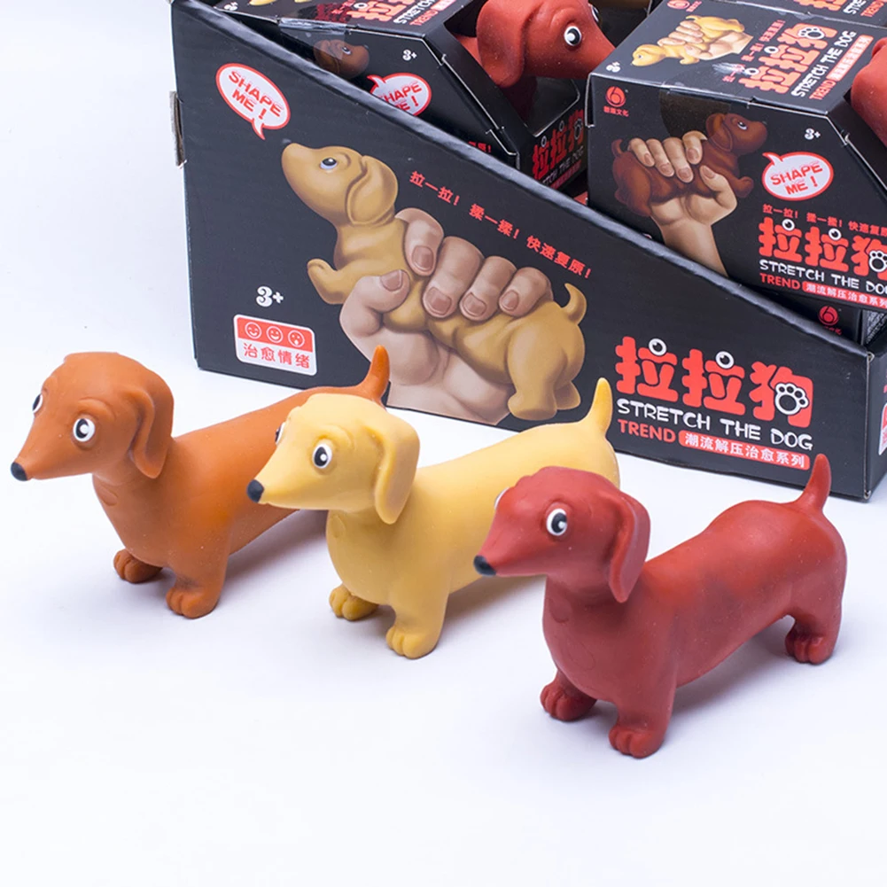

Pressure Reduction Fun Creative Gifts Stress Reliever Toy Squishy Dog Pug Dachshund Anti-Depression Adult Squeeze Toys