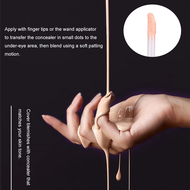 Консилер водонепроницаемый макияж длительный контур лица поры акне полное