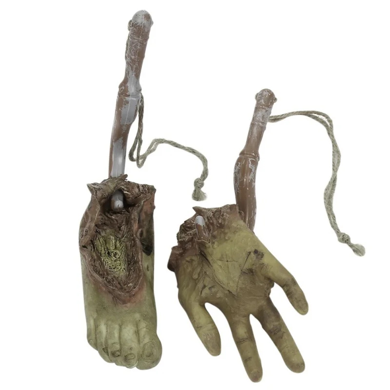 Хэллоуин Декор &quotУжасы&quot моделирование сломанный палец рука кровавый реквизит