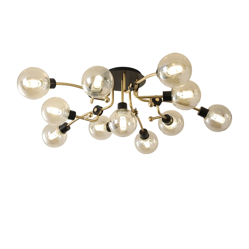 Потолочный ретро-светильник s нордическая труба потолочный светильник из