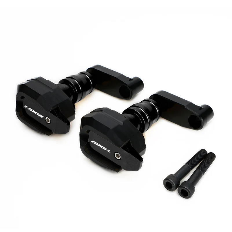 black Мото рамка Слайдеры для Kawasaki Z1000 Z 1000 17 18 защита двигателя защита аксессуары для мотоциклов - Цвет: black