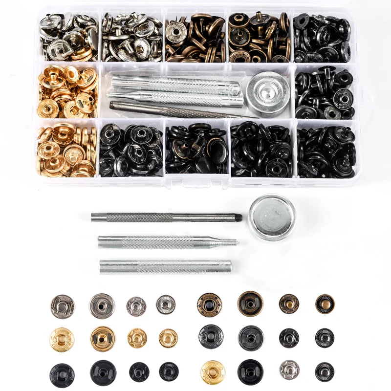 20 комплектов кнопок + инструменты для ручной установки аксессуары