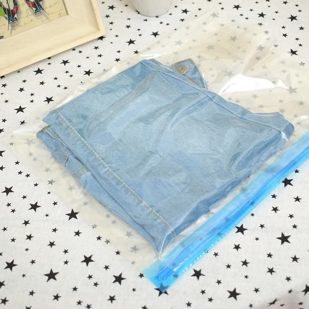 Горячая вакуумная сумка для хранения прозрачная граница складной очень большой