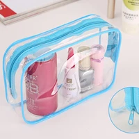 1pcs transparent thicken pvc waterproof cosmetic bag women fashion cosmetic bag travel admission package 15710 5cm
