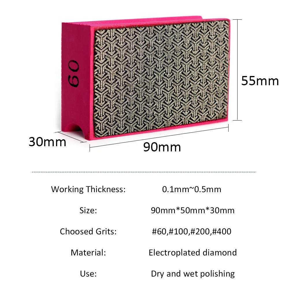 Алмазные шлифовальные диски YIJING накладки для ручного полировки мытья кухни