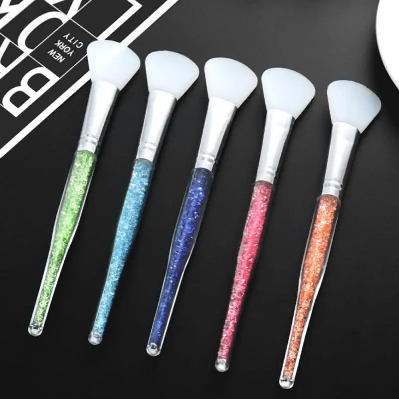 Прозрачный кристаллический алмаз силиконовая кисть для маски профессиональная