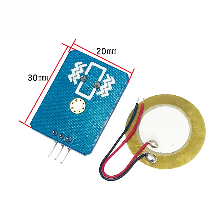 DIY KIT 3 В/5 В керамический пьезо модуль датчика вибрации аналоговый контроллер