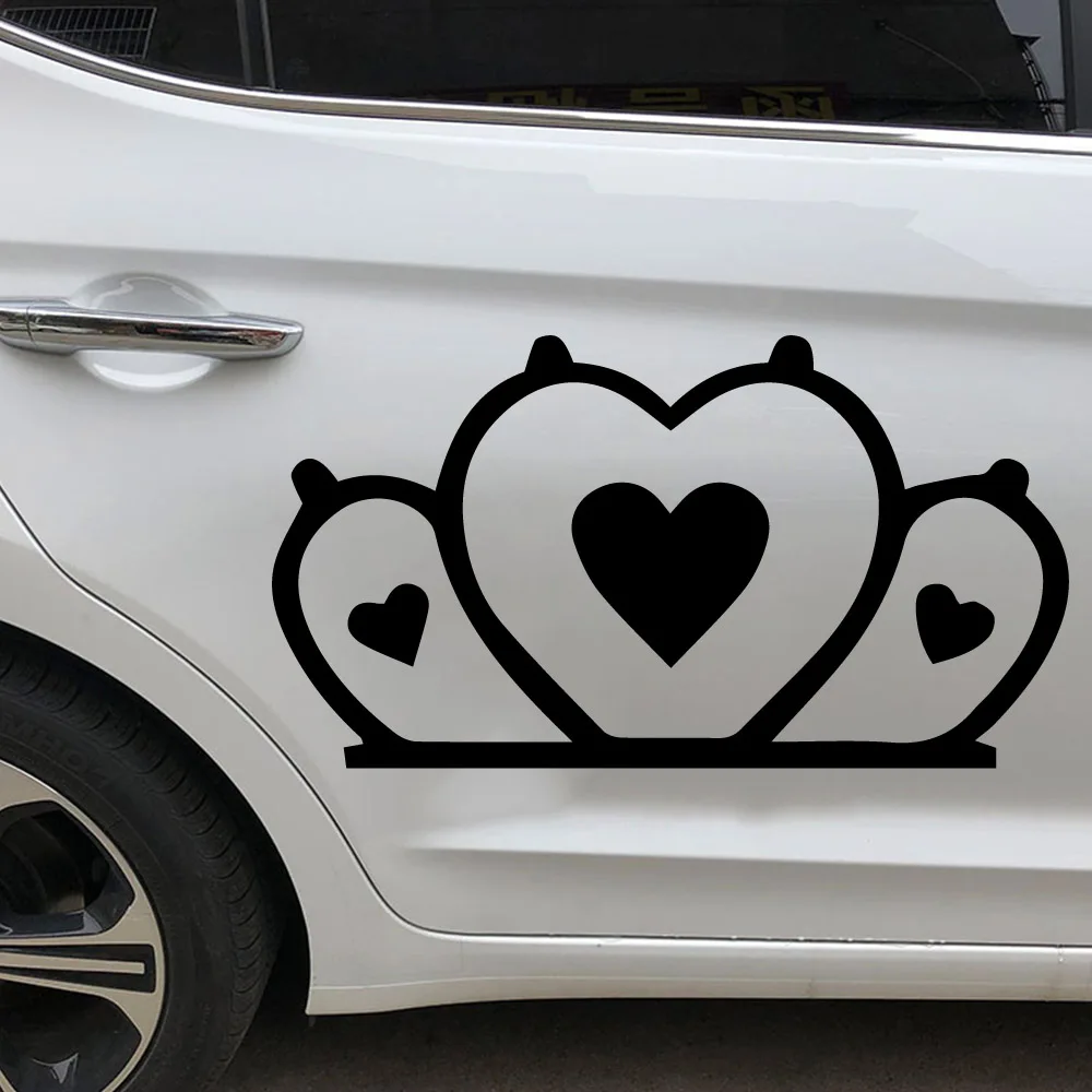 

Car Door Crown Carbon Sticker Motorcycle Car Decal Accessories
