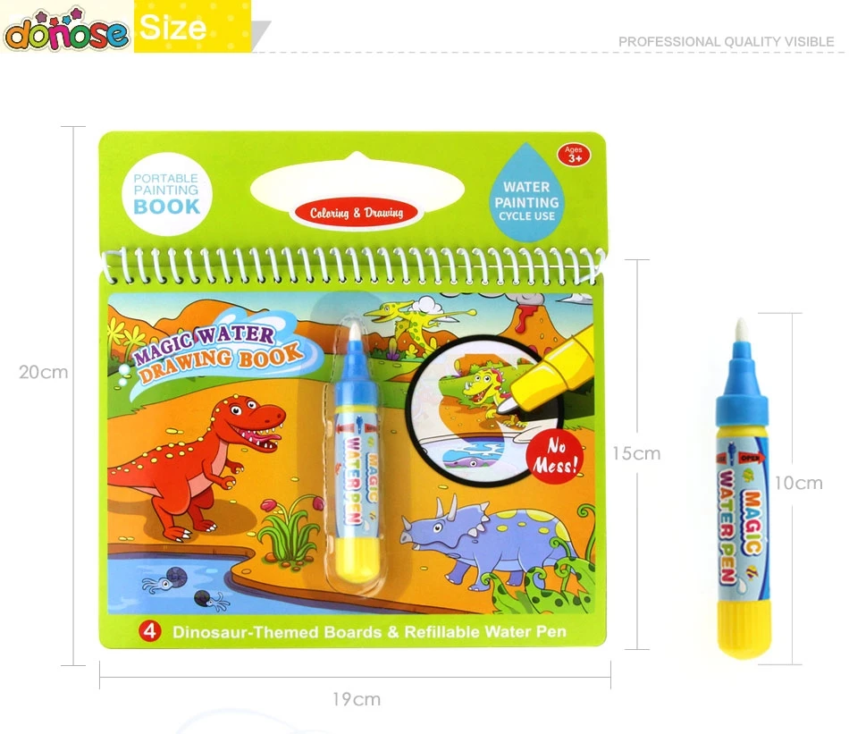 Волшебная книжка для рисования водой раскраска и волшебная ручка доска детей