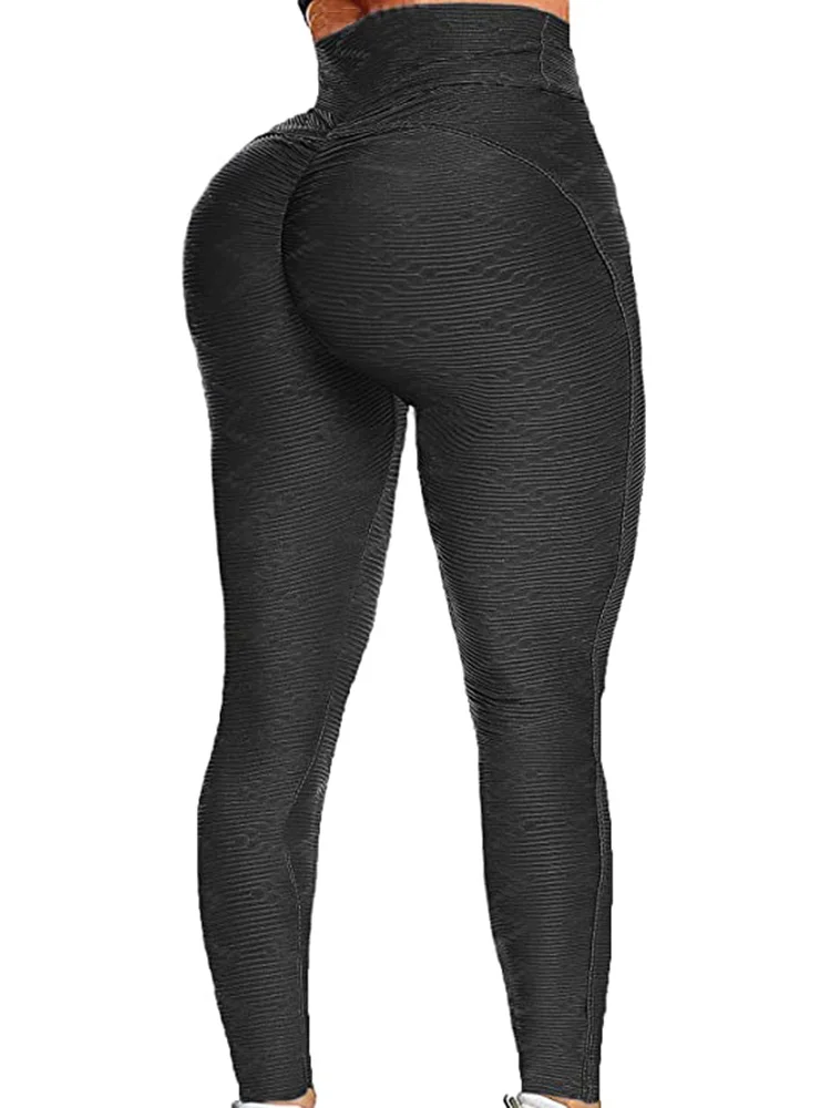 

JGS1996 Fitness Black Leggings Women Polyester Ankle-Length Standard Fold Pants Elasticity Keep Slim Push Up Female Legging