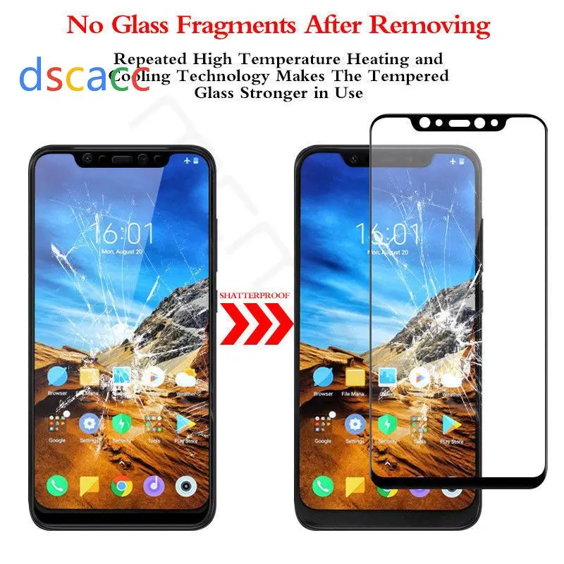 Защитное стекло Dscacc закаленное для Xiaomi 5 5C 5X 6 6X MIX 2 MAX 3 NOTE3 7 8se 7plus Youth 8X 100 шт. |