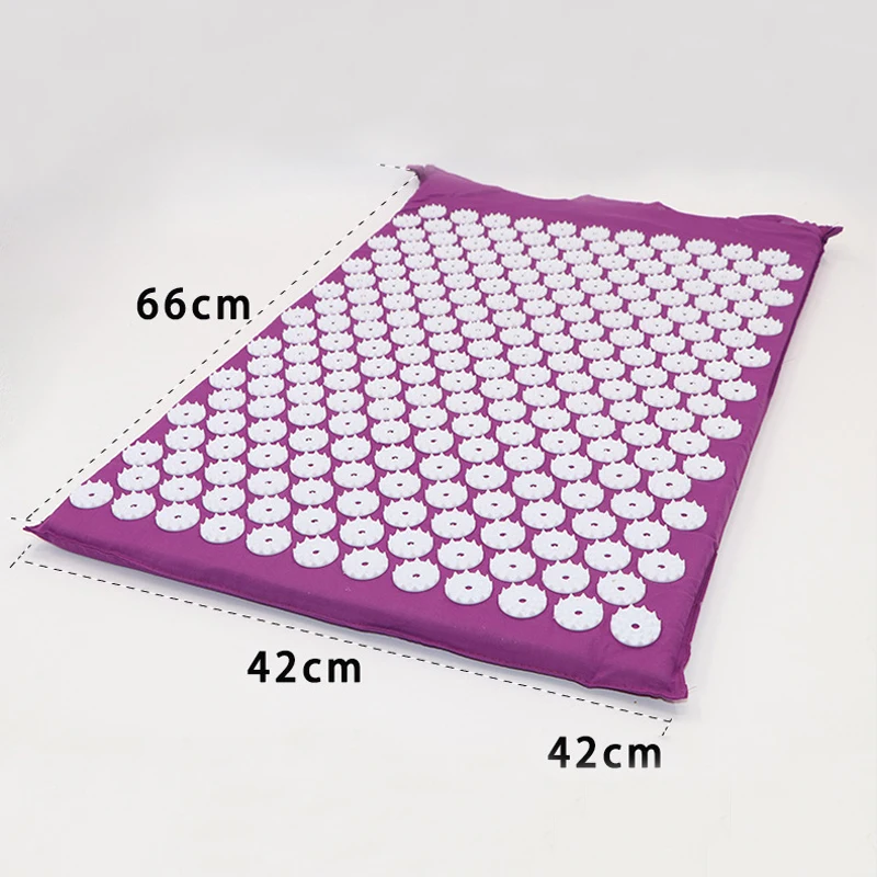 Акупрессурный коврик для шеи спины и ног Массажная подушка йоги антистрессовый с