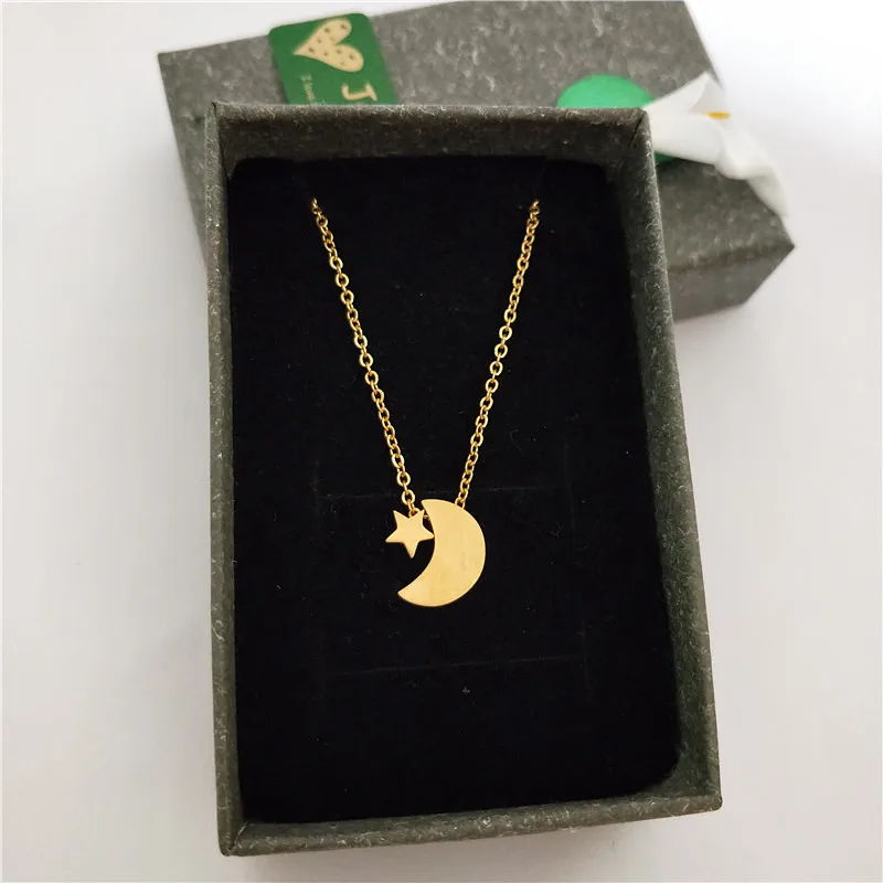 Модные ювелирные изделия звезда луна кулон ожерелья для женщин мужчин Bijoux собака