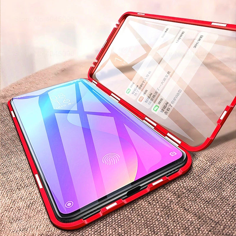 360 магнитный чехол для телефона для xiaomi mi 9 t двусторонний стеклянный чехол s на Xao mi 9 t pro mi 9 t 9tpro t9 t9pro mi 9 t металлический чехол s Coque