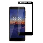 3D закаленное стекло для Nokia 3,1 Plus черный Полное покрытие 9H Защитная пленка для экрана протектор для MOKIA 3,1 Plus