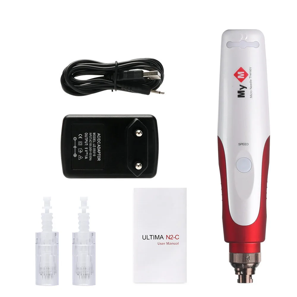 Микро крошечные иглы стимуляция подтяжки кожи удаление шрамов уменьшение морщин растяжек устройство удаления кожи Dr ручка Дерма Роллинг - Цвет: NO GIFT BOX