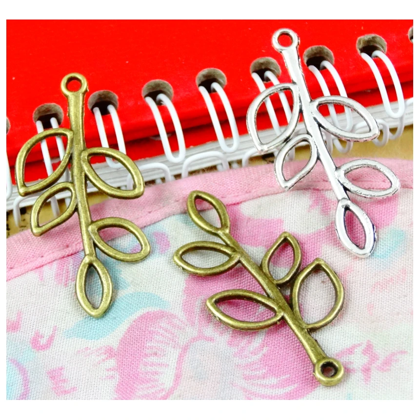 

Подвеска из античной бронзы, Посеребренная, 60 шт.